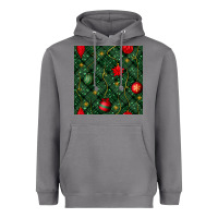 Storm christmas ornaments seamless  pattern Heavyweight Hoodie - BundleAndBundleShop