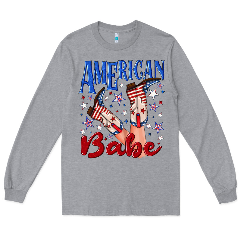 American Babe 4th July Long Sleeve Tee by texasbilliewilder | Teevron