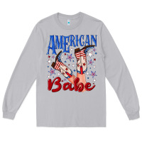 Moon Dust American babe 4th july Long Sleeve Tee - texasbilliewilder