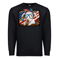 Black 4th of july baby sheep Premium Sweatshirt - Jasminsmagicworld