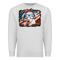Dove Grey 4th of july baby sheep Premium Sweatshirt - Jasminsmagicworld