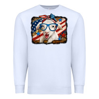 White 4th of july baby sheep Premium Sweatshirt - Jasminsmagicworld