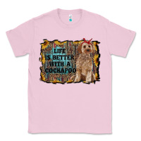 Bubblegum Pink life is better with a cockapoo Classic Tee - RanaPortraitStore