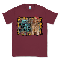 Burgundy life is better with a cockapoo Classic Tee - RanaPortraitStore