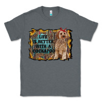 Charcoal Heather life is better with a cockapoo Classic Tee - RanaPortraitStore