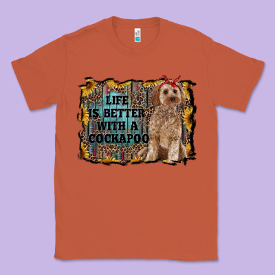 Life Is Better With A Cockapoo Classic Tee Designed By Ranaportraitstore