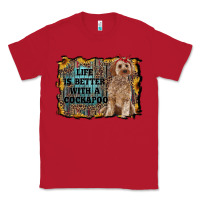 Red life is better with a cockapoo Classic Tee - RanaPortraitStore