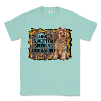 Seafoam life is better with a cockapoo Classic Tee - RanaPortraitStore