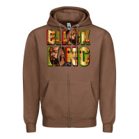 Chestnut Black king juneteenth Zipper Hoodie - Zillion Design Studio