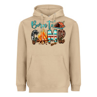 Mushroom born to camp Heavyweight Hoodie - JahusDesignShop