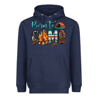 Navy born to camp Heavyweight Hoodie - JahusDesignShop