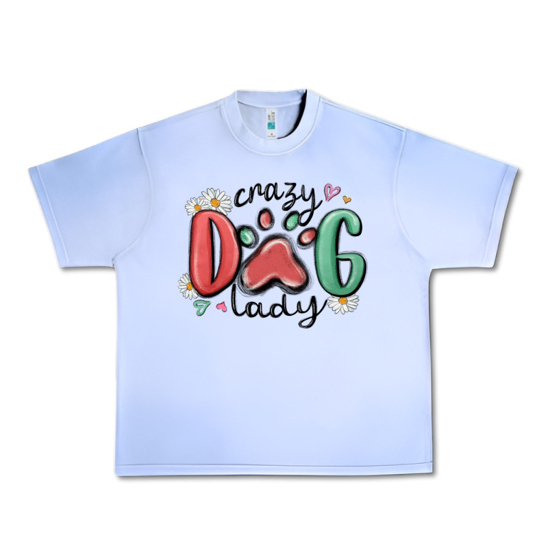 Crazy Dog Lady Urban Heavy Tee by MaliasSmallBusiness | Teevron
