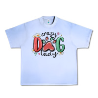 Grape Ice crazy dog lady Urban Heavy Tee - MaliasSmallBusiness