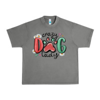 Tornado crazy dog lady Urban Heavy Tee - MaliasSmallBusiness
