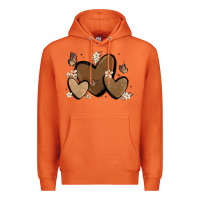 Carrot melanin hearts Premium Hoodie - MaliasSmallBusiness