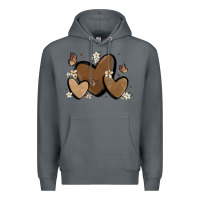 Rock melanin hearts Premium Hoodie - MaliasSmallBusiness