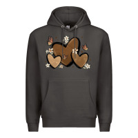Smoke melanin hearts Premium Hoodie - MaliasSmallBusiness