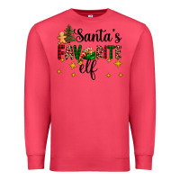 Cardinal santa's favorite elf Premium Sweatshirt - AdoDesignShop