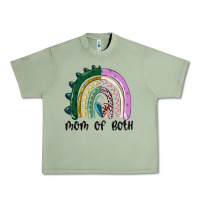 Oil Green mom of both rainbow Urban Heavy Tee - MaliasSmallBusiness