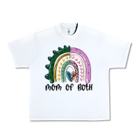 White mom of both rainbow Urban Heavy Tee - MaliasSmallBusiness