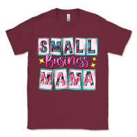 Burgundy small business mama Classic Tee - texasbilliewilder