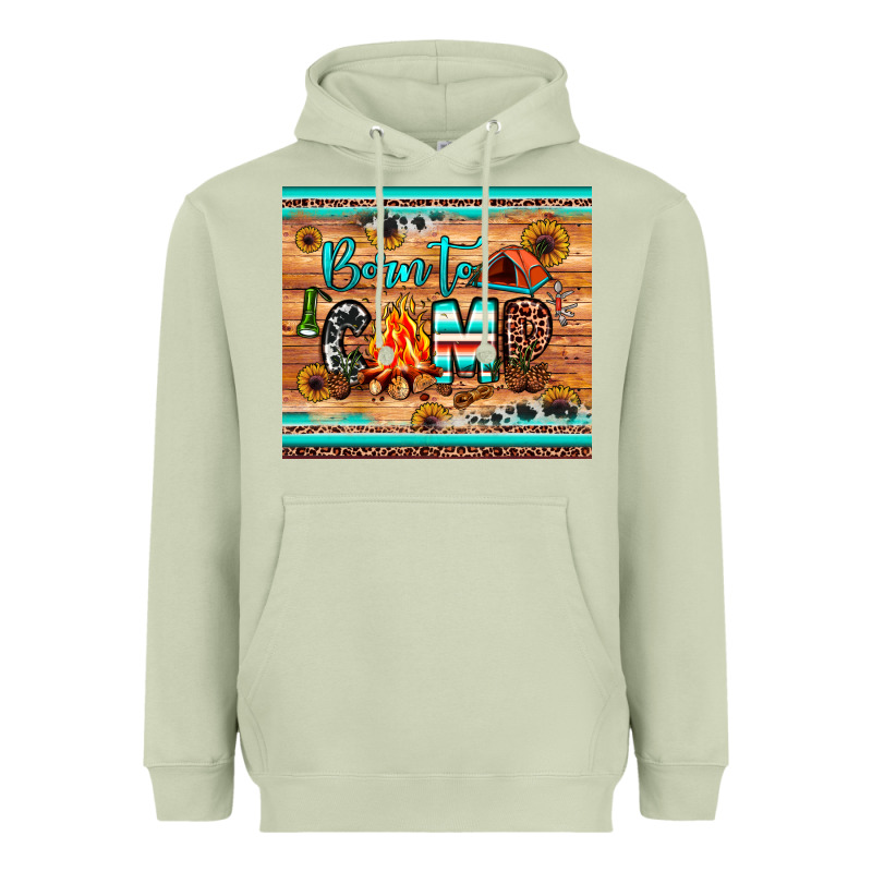 Born To Camp Heavyweight Hoodie by JahusDesignShop | Teevron