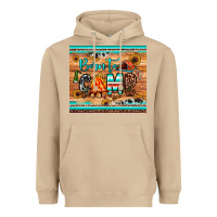 Mushroom born to camp Heavyweight Hoodie - JahusDesignShop