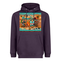 Plum born to camp Heavyweight Hoodie - JahusDesignShop