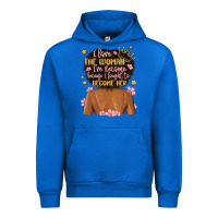 Cobalt i love the woman i've become because i fought to b Urban Hoodie - MaliasSmallBusiness