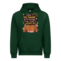 Forest Green i love the woman i've become because i fought to b Urban Hoodie - MaliasSmallBusiness