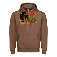 Chestnut Black mother leader queen juneteenth Zipper Hoodie - Zillion Design Studio