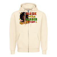 Sandshell Black mother leader queen juneteenth Zipper Hoodie - Zillion Design Studio