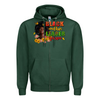Sports Green Black mother leader queen juneteenth Zipper Hoodie - Zillion Design Studio
