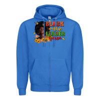 True Royal Black mother leader queen juneteenth Zipper Hoodie - Zillion Design Studio