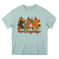 Arona western Christmas Heavy Core Tee - CowhideDigitalArt