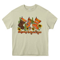 Mossy western Christmas Heavy Core Tee - CowhideDigitalArt