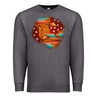 Charcoal Heather fall patch Premium Sweatshirt - JahusDesignShop