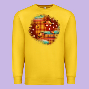 Fall Patch Premium Sweatshirt Designed By Jahusdesignshop