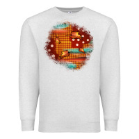 Oatmeal Heather fall patch Premium Sweatshirt - JahusDesignShop