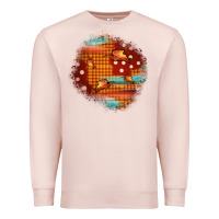 Pale Pink fall patch Premium Sweatshirt - JahusDesignShop