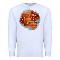 White fall patch Premium Sweatshirt - JahusDesignShop