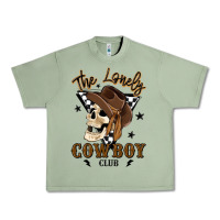 Oil Green the lonely cowboy club Urban Heavy Tee - MaliasSmallBusiness