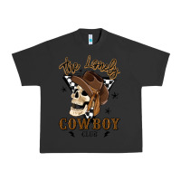 Pigment Black the lonely cowboy club Urban Heavy Tee - MaliasSmallBusiness