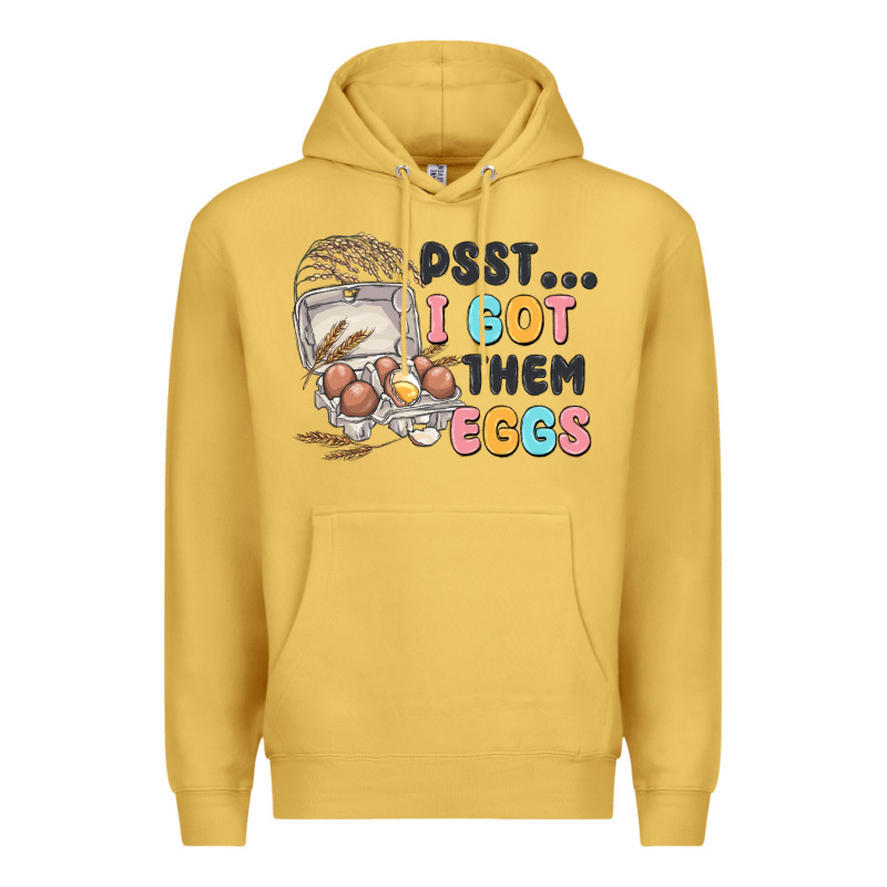 Psst I Got Them Eggs Premium Hoodie by MaliasSmallBusiness | Teevron
