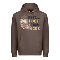 Coffee psst i got them eggs Premium Hoodie - MaliasSmallBusiness