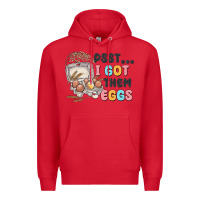 Red psst i got them eggs Premium Hoodie - MaliasSmallBusiness