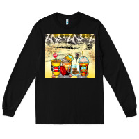 Black bus driver coffee cups Long Sleeve Tee - Zillion Design Studio