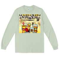 Matcha bus driver coffee cups Long Sleeve Tee - Zillion Design Studio