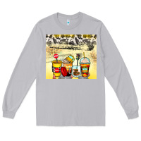 Moon Dust bus driver coffee cups Long Sleeve Tee - Zillion Design Studio