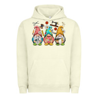 Pigment Pistachio crafter gnomies Urban Hoodie - NancyCooperArtShop